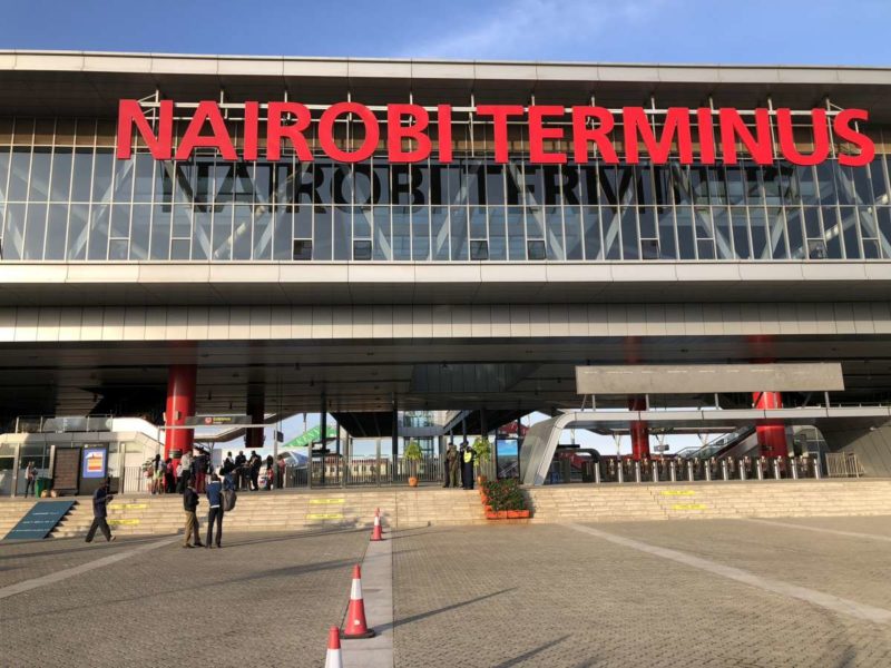Nairobi Terminus entrance area