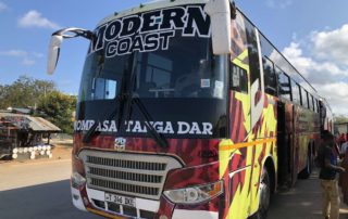 Modern Coast Bus in Kenya