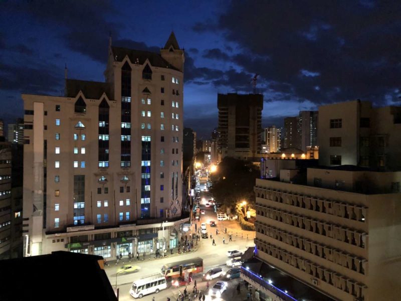 Nairobi at night