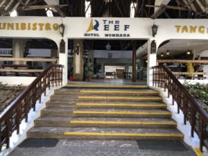 Reef Hotel Mombasa Eingangsbereich